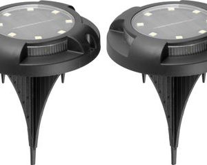 Lampa Strend Pro Strend Pro Crater, 11x14 cm, solárna, 12x SMD LED, AA, 2 ks