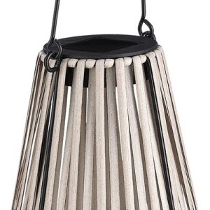Lampa Strend Pro Garden, solárna, LED, závesná, ratan, 12x12x24 cm