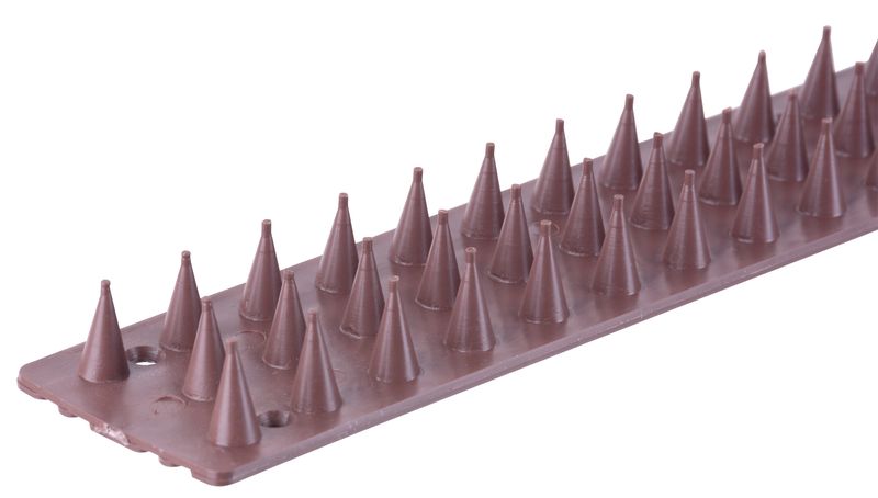 Zábrana Strend Pro Garden, proti vtákom, hnedá, bal. 10 ks, 49x4,5x1,7 cm – Obrázok 2