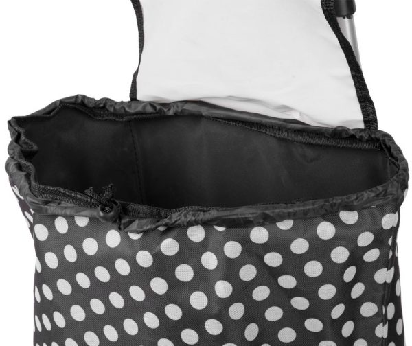 Vozík Aleš, PE/PVC, EVA, max. 20 kg, 35x30x94 cm, nákupný – Obrázok 3