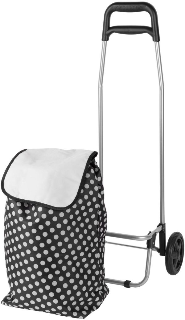 Vozík Aleš, PE/PVC, EVA, max. 20 kg, 35x30x94 cm, nákupný – Obrázok 2
