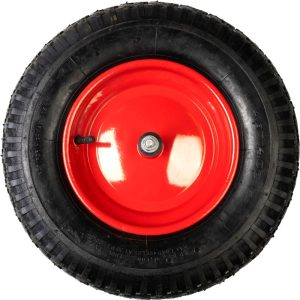 Koleso na fúrik Strend Pro Premium Fortis BLACK nafukovacie, náhradné, s oskou