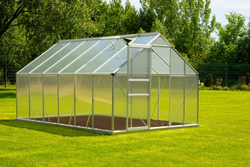 Skleník Strend Pro Greenhouse, Alu, polykarbonát PC 6 mm, 250x370x195 cm – Obrázok 3
