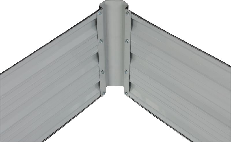 Záhon Strend Pro Garden, 3D dizajn, kovový, vyvýšený, 120x90x30 cm – Obrázok 3
