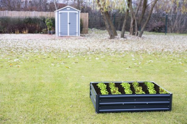 Záhon Strend Pro Garden, 3D dizajn, kovový, vyvýšený, 120x90x30 cm – Obrázok 5