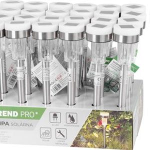 Lampa Strend Pro Garden, solárna, 2x LED, 5,5x33 cm, Sellbox 24 ks