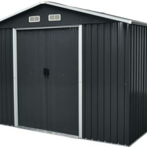 Domček Strend Pro, záhradný, plech, antracit, 301x236x214 cm