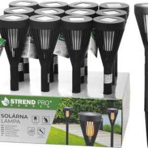 Lampa Strend Pro Garden Amorfa, solárna, 7,5x39,5 cm, Sellbox 12 ks