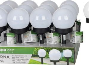 Lampa Strend Pro Garden Rainbow, solárna, farebná, LED, 10x34 cm, Sellbox 12 ks