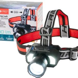 Čelovka Strend Pro Headlight XL121807, LED, 1000 lm, ZOOM, 1800 mAh, USB nabíjanie