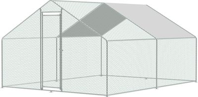 Kurín Strend Pro, pre hydinu, voliéra, klietka, so strechou, 3x4x2 m
