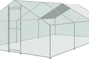 Kurín Strend Pro, pre hydinu, voliéra, klietka, so strechou, 3x6x2 m