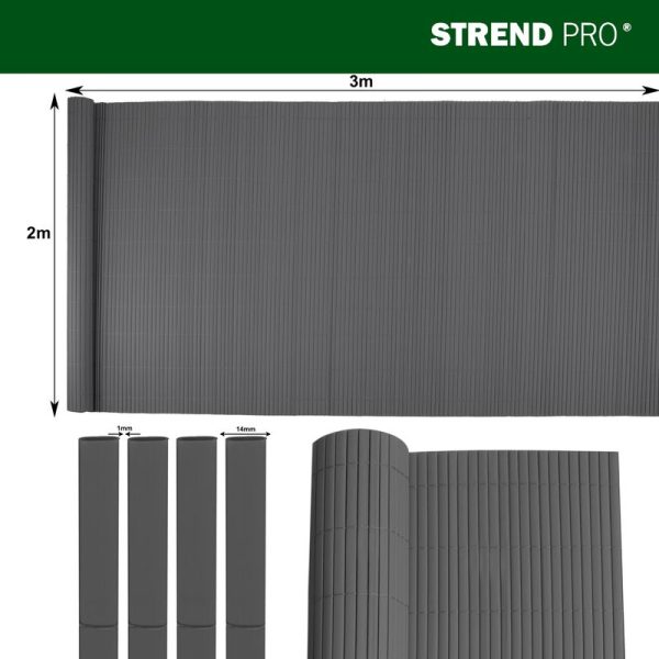 Plot Ence DF13, PVC 2000 mm, L-3 m, antracit, 1300g/m2, UV – Obrázok 4