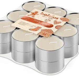 Sviečky Bolsius Tealight Cookie Fever, Vianoce, čajové, vonné, bal. 18 ks