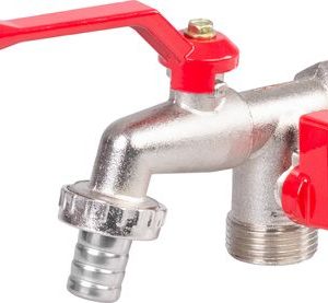Ventil na vodu Strend Pro, 3/4"-3/4"-1/2", dvojitý, záhradný