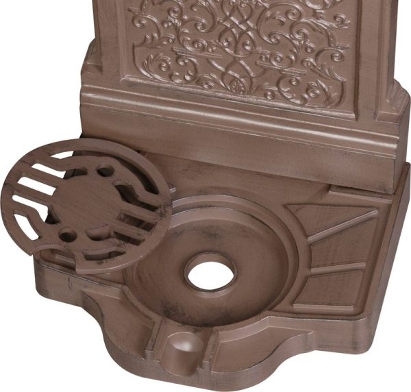 Umývadlo Strend Pro Garden LT-H20505, záhradné, hnedé, 390x330x720 mm – Obrázok 4