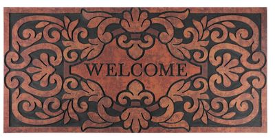 Rohožka MagicHome RBM 116, pred dvere, Welcome, guma, 120x58 cm – Obrázok 4