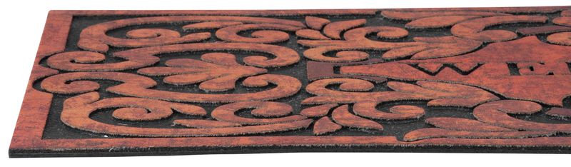 Rohožka MagicHome RBM 116, pred dvere, Welcome, guma, 120x58 cm – Obrázok 2