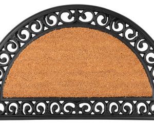 Rohožka MagicHome RCP 100, pred dvere, Ornament, 45x75 cm, guma