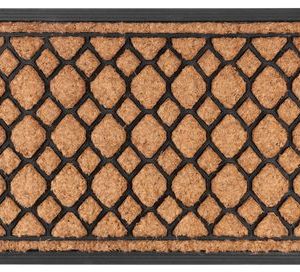 Rohožka MagicHome RBC 178, pred dvere, FishScales, 40x60 cm, guma/kokos