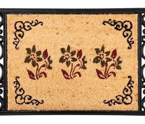 Rohožka MagicHome RCP 126, pred dvere, Country, 45x75 cm, guma