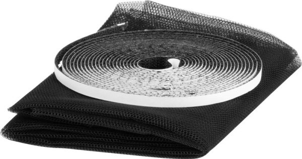 Sieť FlyScreen2 150x180 cm, proti hmyzu a komárom, na okno, čierna PE – Obrázok 3