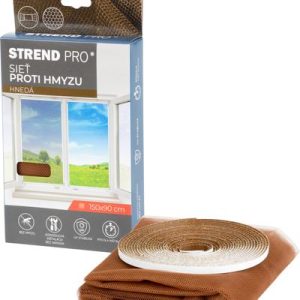 Sieť FlyScreen3 150x090 cm, proti hmyzu a komárom, na okno, hnedá PE