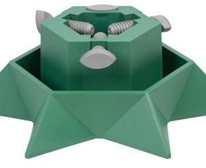 Stojan MagicHome Vianoce STAR, 395 mm, plastový, na stromček, 90 mm/2.5 m
