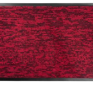 Rohožka MagicHome CPM, pred dvere, 40x60 cm, čierna/červená