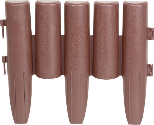 Palisáda GE037, 27x24 cm, PP, hnedá, flexi, L-2,16 m, bal. 8 ks – Obrázok 2