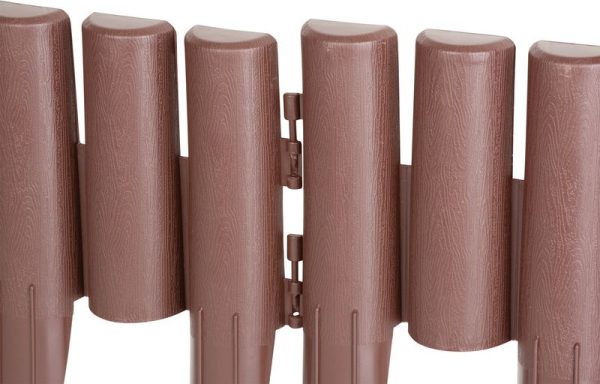 Palisáda GE037, 27x24 cm, PP, hnedá, flexi, L-2,16 m, bal. 8 ks – Obrázok 3