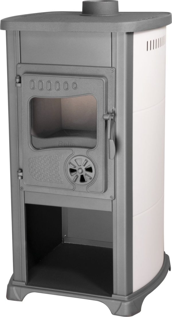 Kachle Bella Thalia, béžové, 5,4 kW, 102 cm, liatina/šamot – Obrázok 7