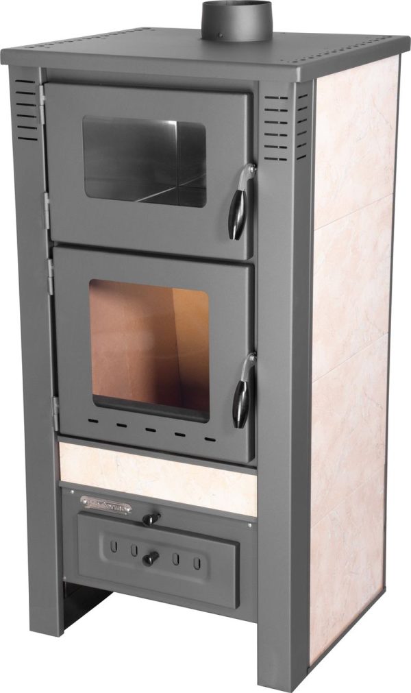 Kachle Pro TAURUS Ceramic, béžové, 12 kW, 120 mm, s rúrou na pečenie – Obrázok 8