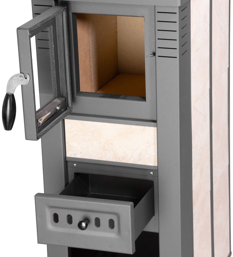 Kachle Pro LAVA Ceramic, béžové, 6,5 kW, 120 mm – Obrázok 5