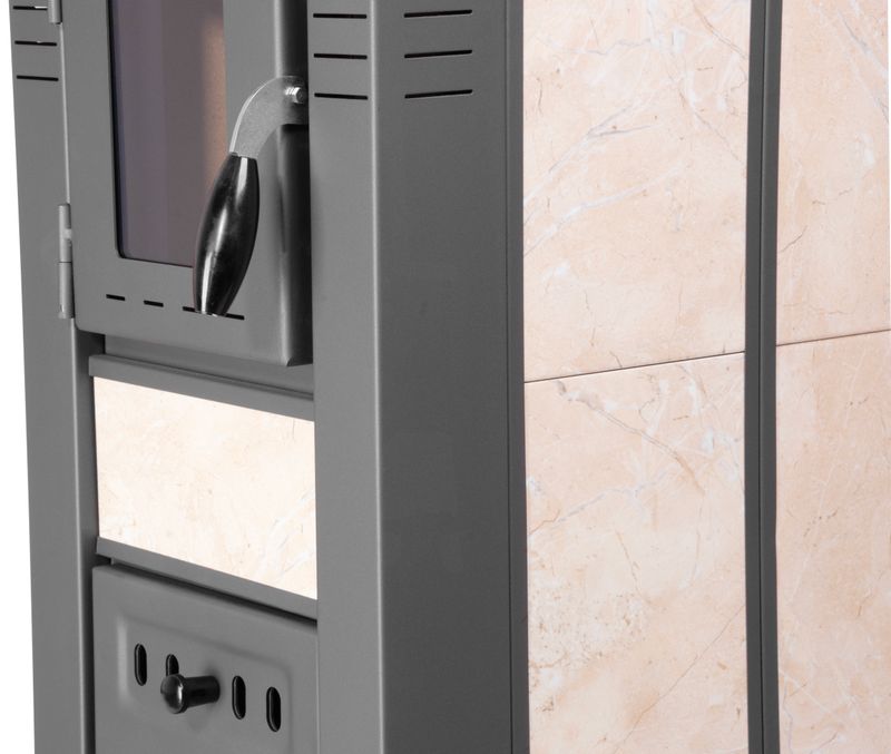 Kachle Pro LAVA Ceramic, béžové, 6,5 kW, 120 mm – Obrázok 4