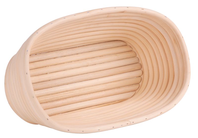 Ošatka ratanová MagicHome, na kysnutie chleba, oválna, max.700 g, 30x14x7 cm – Obrázok 2