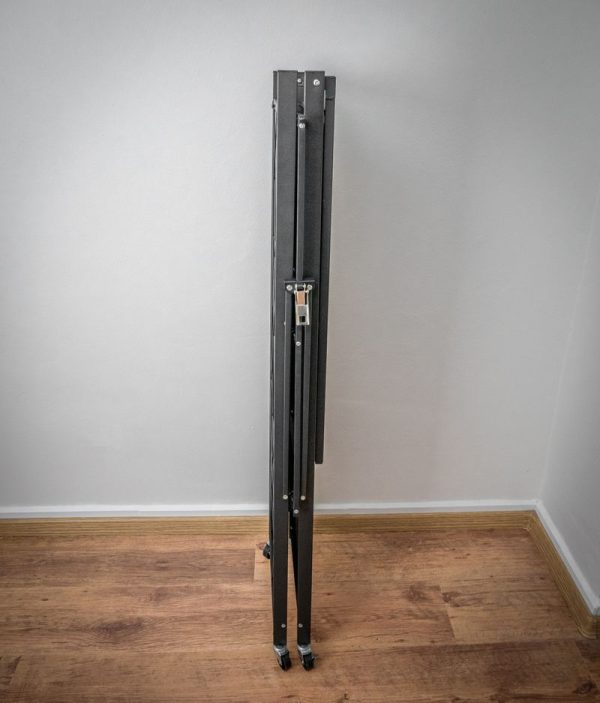 Regál Racks RAW4T, kovový, 4 police, 1270x720x340 mm, max. 50 kg/polica, prenosný, na kolieskach – Obrázok 3