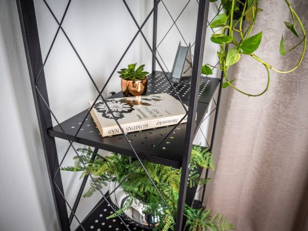 Regál Racks RAW5T, kovový, 5 police, 1630x720x340 mm, max. 50 kg/polica, prenosný, na kolieskach – Obrázok 4
