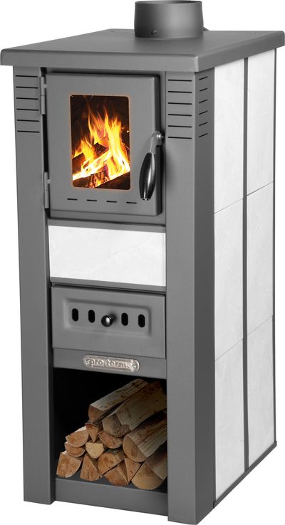 Kachle Pro LAVA Ceramic, biele, 6,5 kW, 120 mm – Obrázok 8