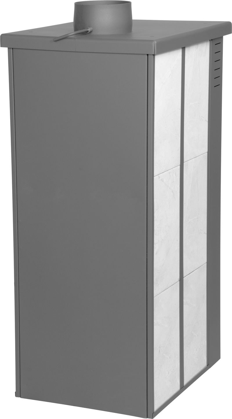 Kachle Pro LAVA Ceramic, biele, 6,5 kW, 120 mm – Obrázok 2