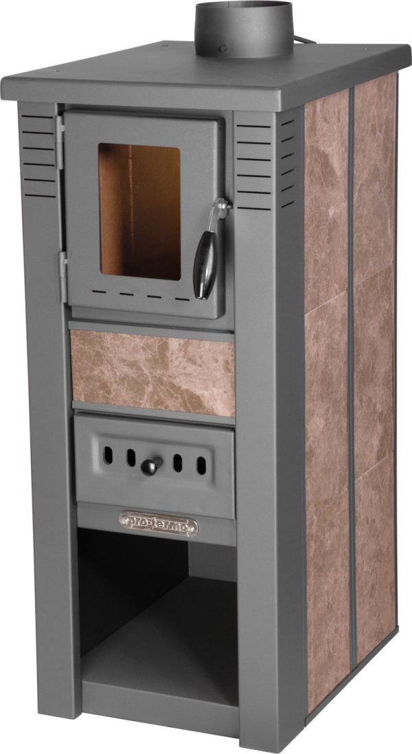 Kachle Pro LAVA Ceramic, mocca, 6,5 kW, 120 mm – Obrázok 7