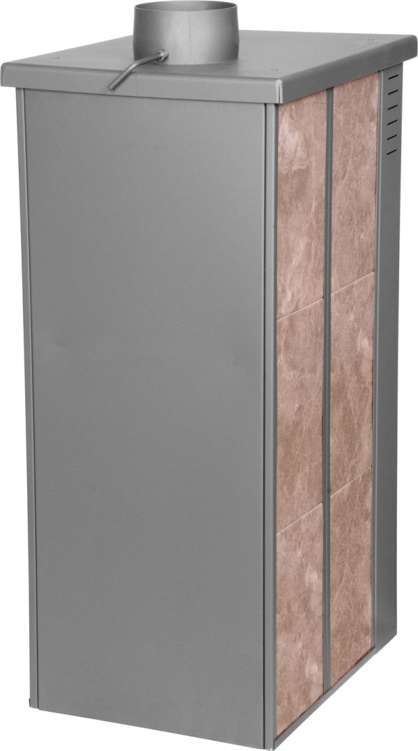 Kachle Pro LAVA Ceramic, mocca, 6,5 kW, 120 mm – Obrázok 2