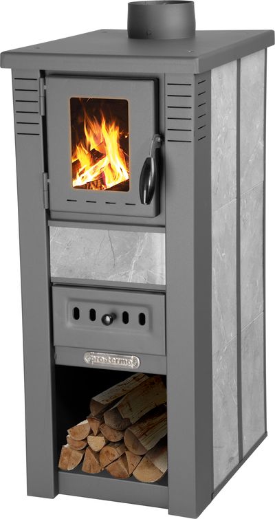 Kachle Pro LAVA Ceramic, šedé, 6,5 kW, 120 mm – Obrázok 8