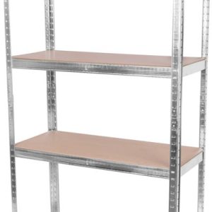 Regál Racks RAT40 MS, kovový, MDF, 5 políc, 1800x900x400 mm, max. 175 kg/polica