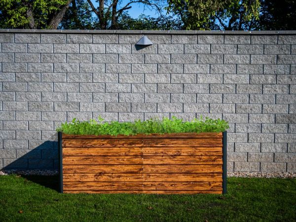Záhon Strend Pro Garden, 200x100x77cm, 3D dizajn drevo, kov, vyvýšený – Obrázok 3
