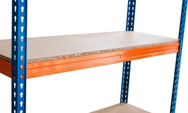 Regál Racks RAT60 HD, kovový, 4 police, 1800x1800x600 mm, max. 600 kg/polica – Obrázok 6