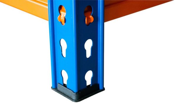 Regál Racks RAT60 HD, kovový, 4 police, 1800x1800x600 mm, max. 600 kg/polica – Obrázok 5