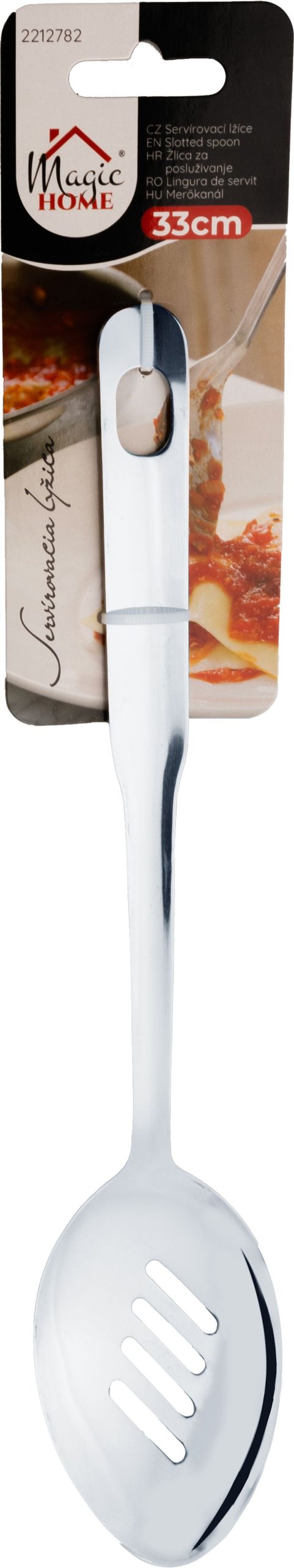 Lyžica MagicHome, kuchynská, servírovacia, nerez, 33 cm – Obrázok 2
