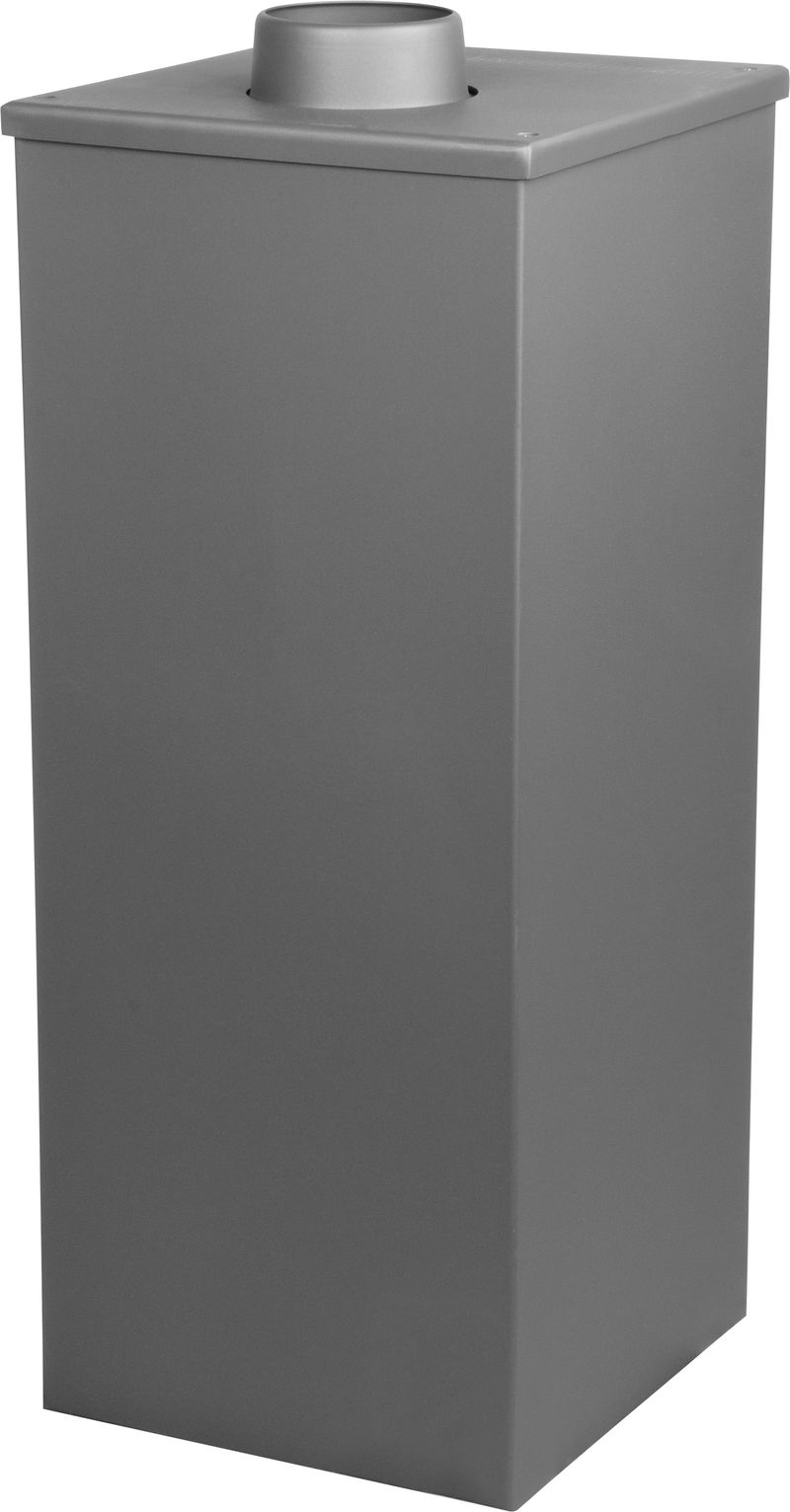 Kachle Thalia Uno Glass Lite, šedé, 3,9 kW – Obrázok 2