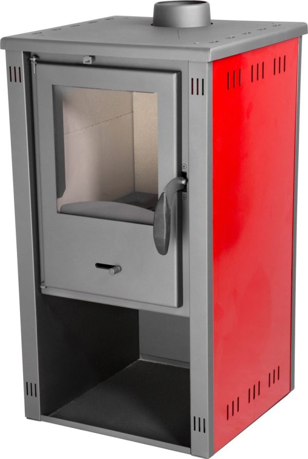 Kachle Thalia Pella S, červené, 5,4 kW – Obrázok 7